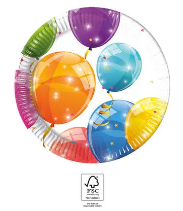 Балон Sparkling пластамасова чиния комплект от 8 части 20 см FSC
