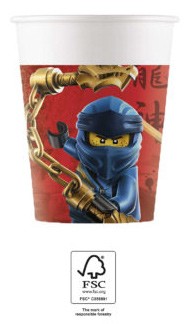 Лего Нинджаgo paper cup 8 части 200 ml FSC