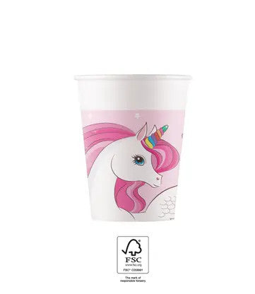 Еднорог Дъга Colors paper cup 8 части 200 ml FSC