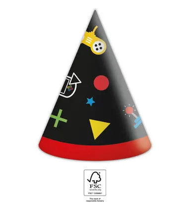 Gamer Gaming Парти Парти hat, tricorne 6 части FSC