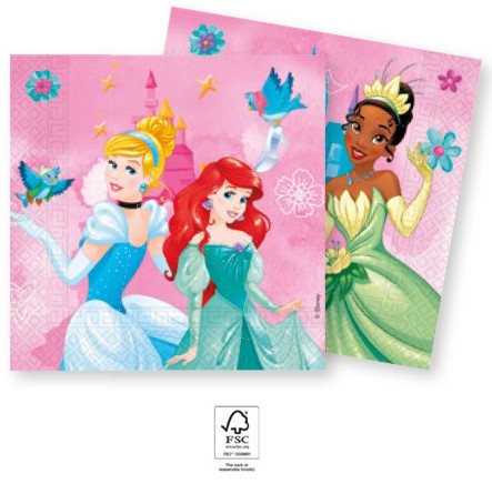 Дисни Принцеса Live Your Story napkin 20 части 33x33 см FSC