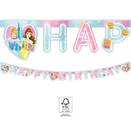baner happy birthday disni princesi