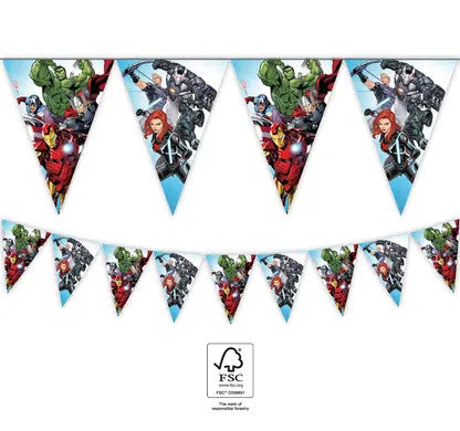 Отмъстителите Infinity Stones flag garland FSC 2.3 m