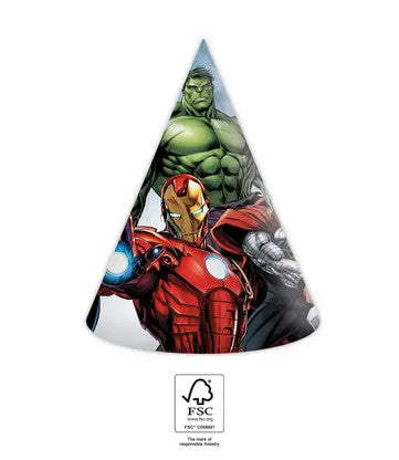 Отмъстителите Infinity Stones Парти hat, shako 6 части FSC