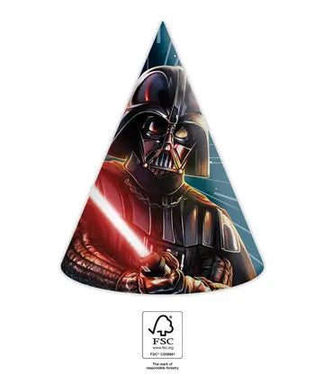 Междузвездни войни Galaxy Парти hat, cone 6 части FSC
