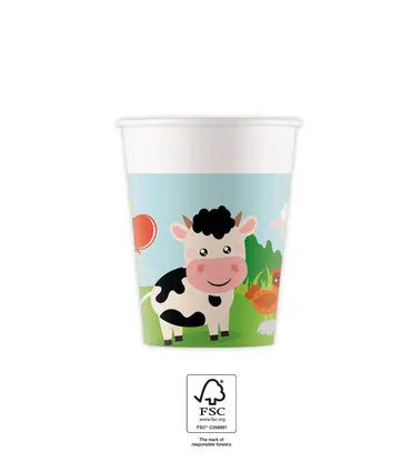Ферма  Парти paper cup 8 части 200 ml FSC