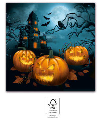 Хелоуин  Sensations napkin 20 части 33x33 см FSC