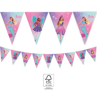 dekorativen girlqn baner barbi