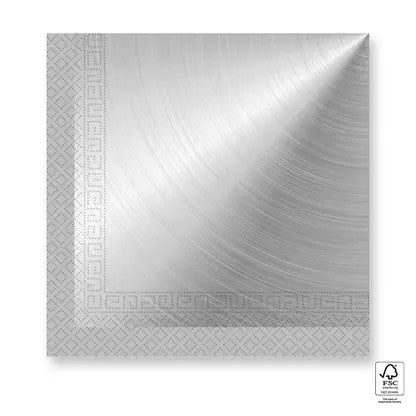 Цвят Next Generation Сребро napkin 20 части 33x33 см FSC