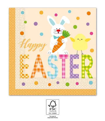 Великден Животни napkin 20 части 33x33 см FSC