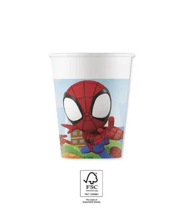 Спайдърмен  Spidey paper cup 8 pack 200 ml FSC