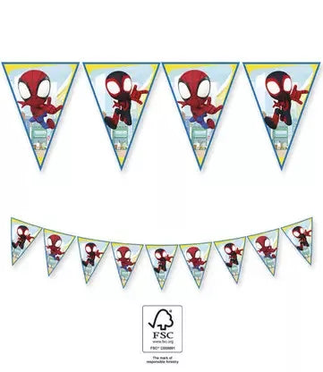 dekoativen girlqnd baner spidey disney