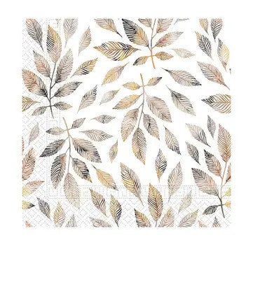Цвете Grey Branches Leaf napkin, pack of 20, 33x33 см