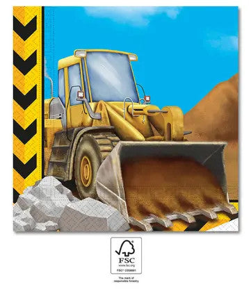 Construction Grabber napkin 20 части 33x33 см FSC