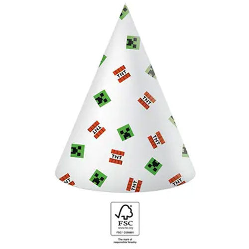 Майнкрафт Green Парти hat, tricorn 6 части FSC