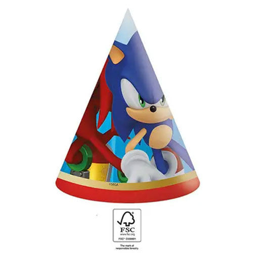 Таралежът Соник Sega Таралежът Соник Парти hat, cone 6 части FSC