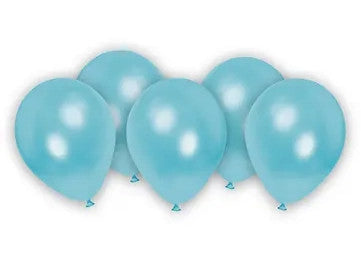 Цвят Metallic Pastel Син Син Балон, pack of 8