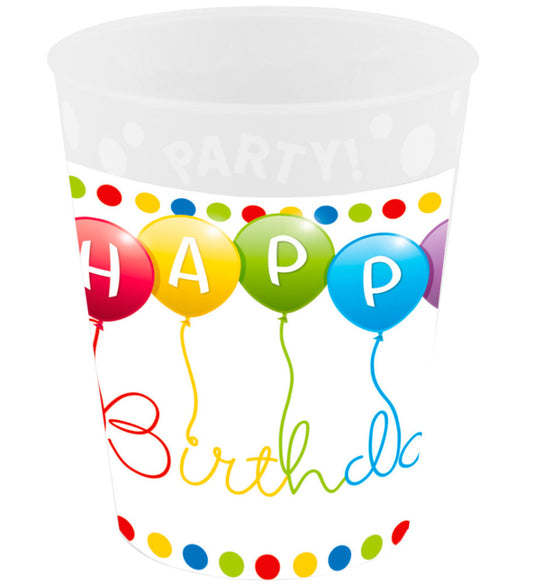 Честит Рожден ден Streamers Честит Рожден ден micro premium plastic cup 250 ml
