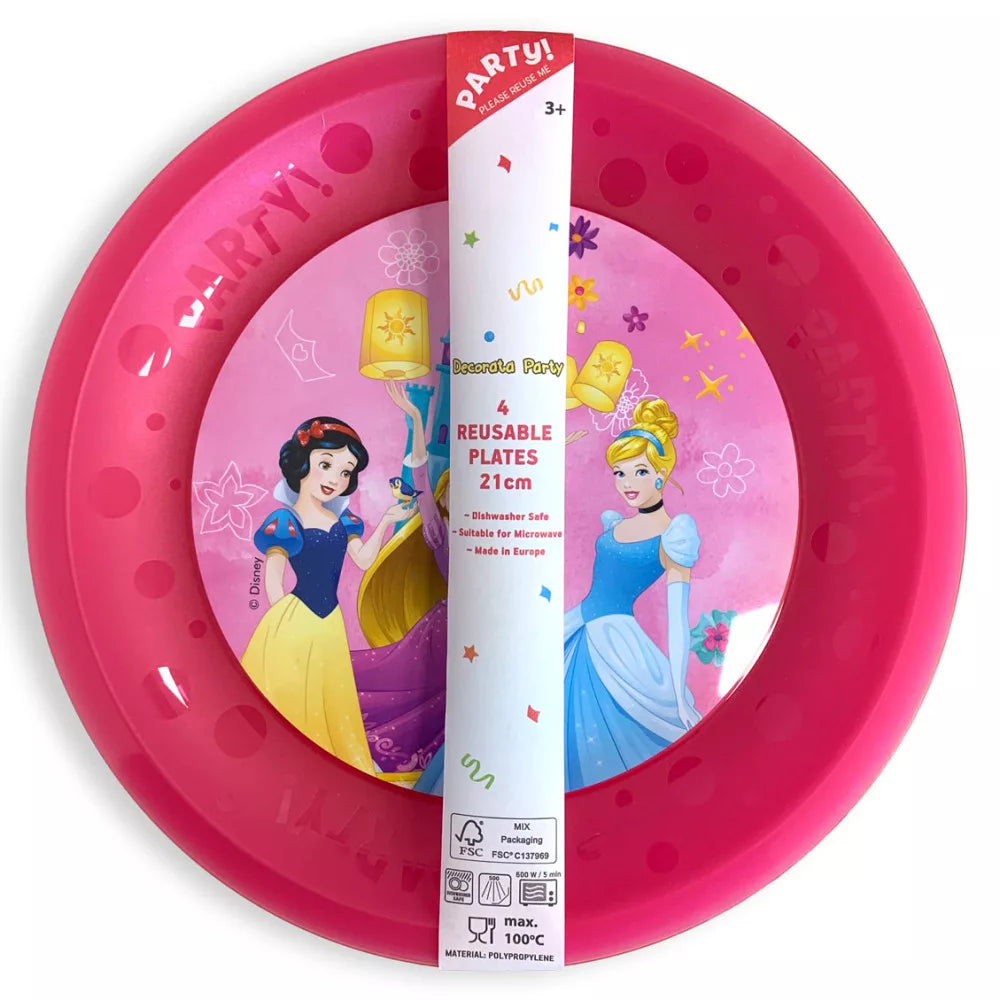 plastmasovi premium party chinii disni princesi