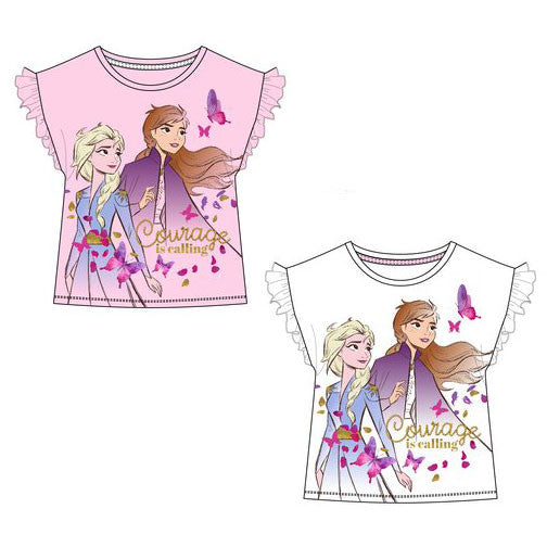 Дисни Замръзналото Кралство Courage детски  short shirt 4-8 години