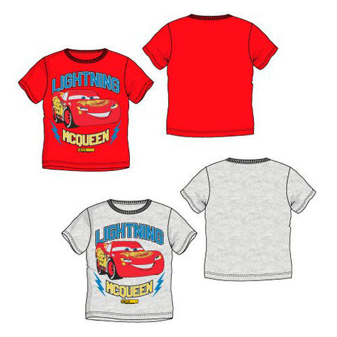 Дисни Кола McQueen  детски  short t-shirt, top 3-6 години