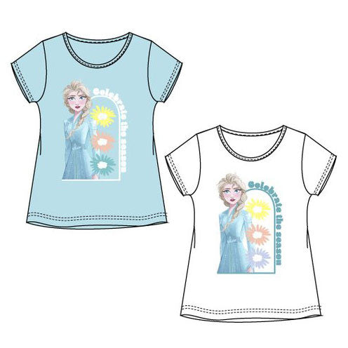 Дисни Замръзналото Кралство Celebrate детски  short t-shirt, top 4-8 години