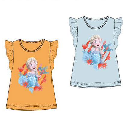 Дисни Замръзналото Кралство Magic детски  short shirt, top 4-8 години