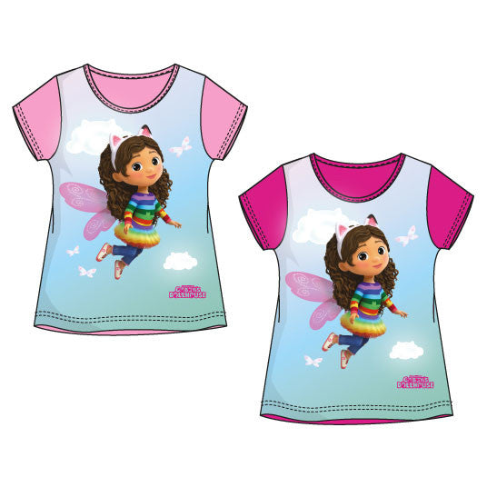 Куклената къща на Габи Clouds детски  short shirt, top 3-8 години