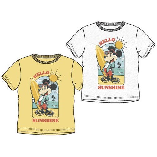 Дисни Мики  Слънцеshine детски  short t-shirt, top 3-8 години