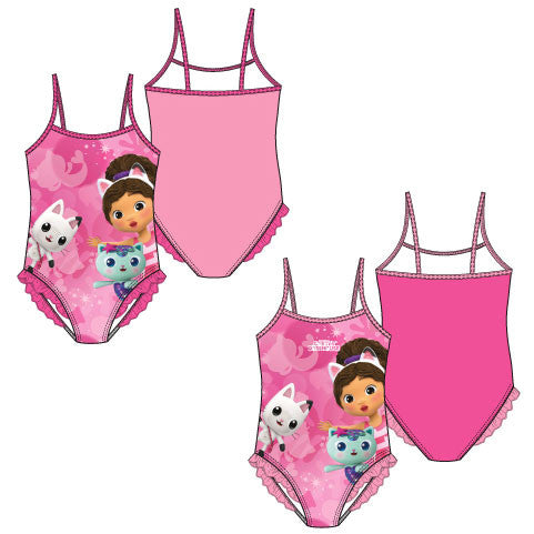 Куклената къща на Габи Розов детски Бански, swimming 3-8 години