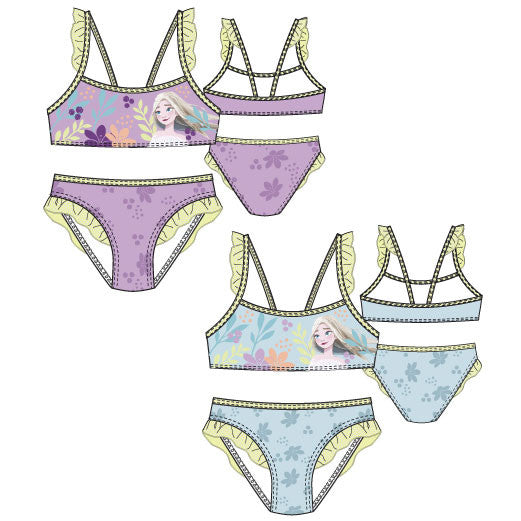 Дисни Замръзналото Кралство Garden детски Бански, bikini 4-8 години