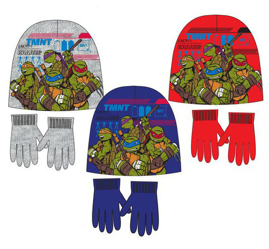 Teenage Mutant Костенурките Нинджа детски  hat and ръкавици  комплект 52-54 см