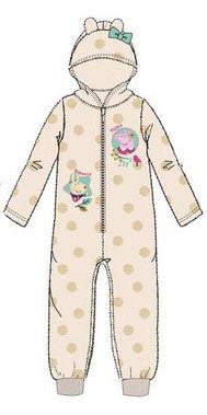 Пепа Пиг Dots детски long pajamas, overall 3-6 години