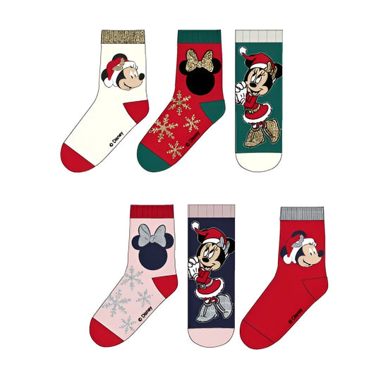 Дисни Мини  Snow Коледа детско Чорапи, 23-34
