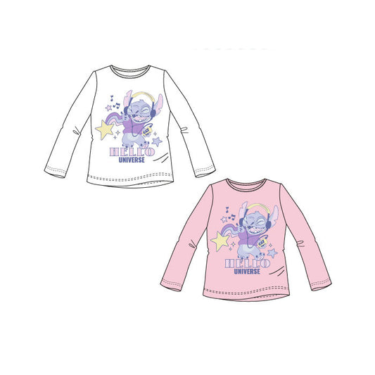 Дисни Лило и Стич Universe Деца' Long Sleeve T-shirt 3-8 години