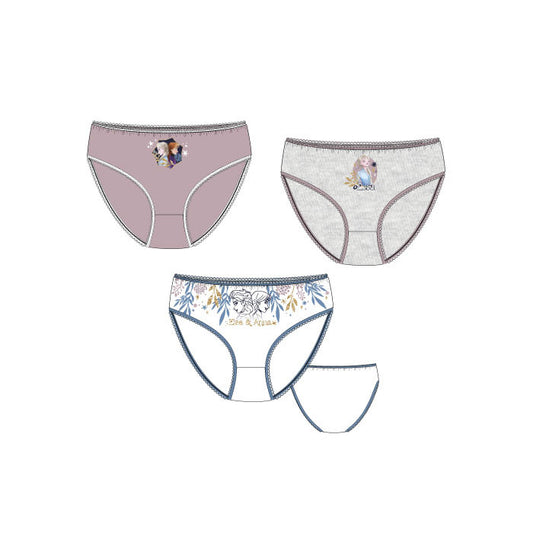 Дисни Замръзналото Кралство Sisters детски Бельо, 3-части panty комплект