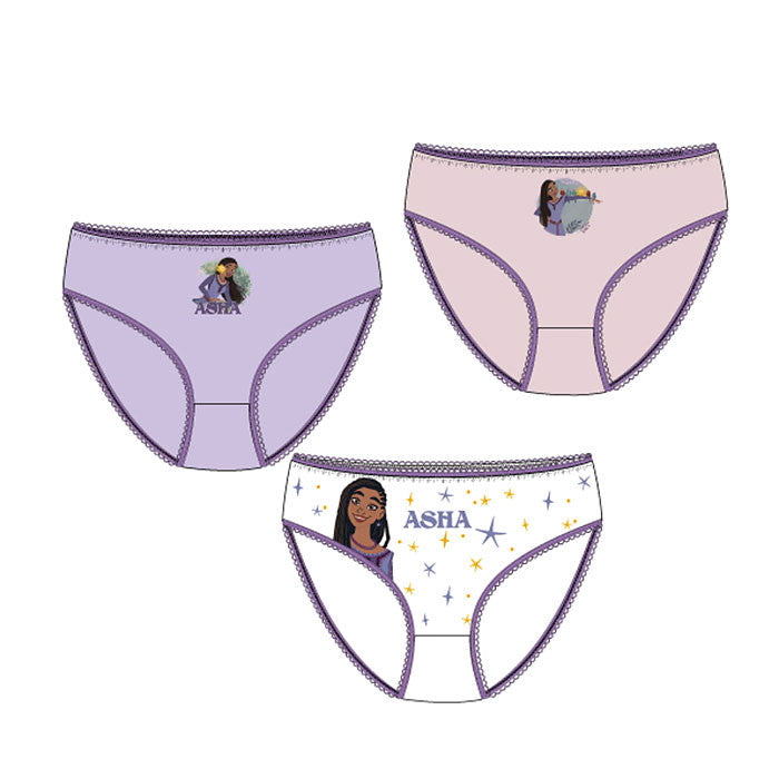 Дисни Магия на желанията Purple детски Бельо, бикини 3 части/pack