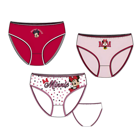 Дисни Мини Red детски Бельо, 3-части panty комплект