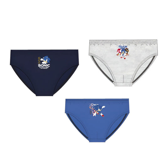 Таралежът Соник Team детско lingerie, Бельо 3 pieces/pack