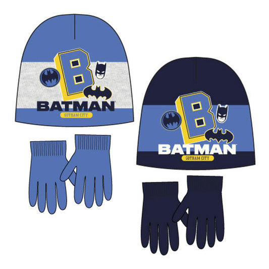 Батман Gotham City детски hat + gОбичам те комплект 52-54 см