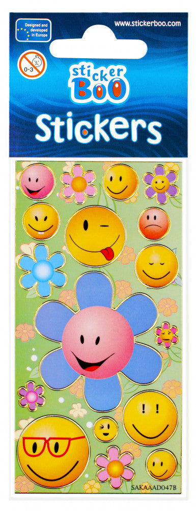 Еможи  sticker with златенen декорация