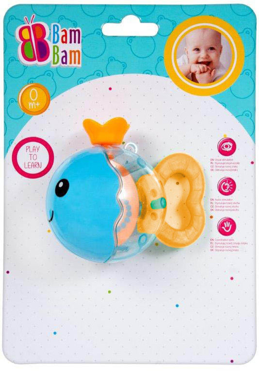 Риба дрънкалка and гризалка за зъби for babies