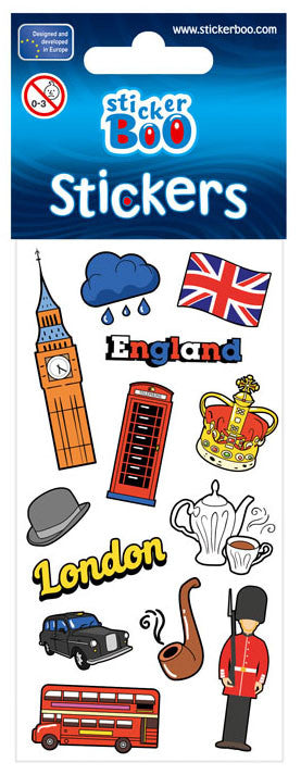 Пътуване England Sticker комплект