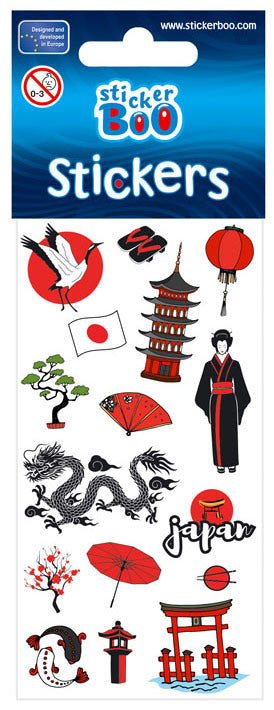 Пътуване Japanese Sticker комплект