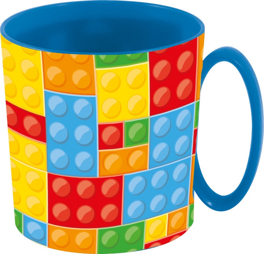 Bricks Лего patterned micro mug 350 ml