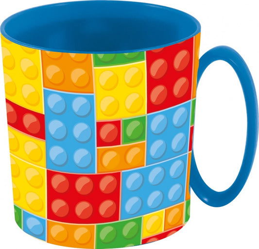 Bricks Лего patterned micro mug 350 ml
