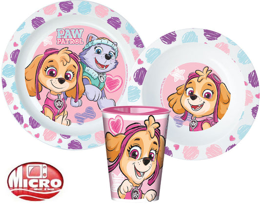 Пес патрул Sketch dining комплект, micro plastic комплект, with 260 ml cup