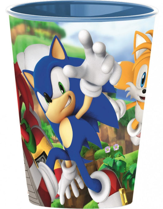 Таралежът Соник plastic cup, 260 ml