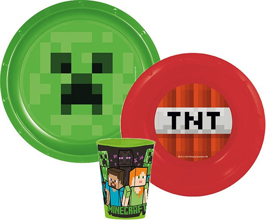 Майнкрафт tableware, plastic комплект