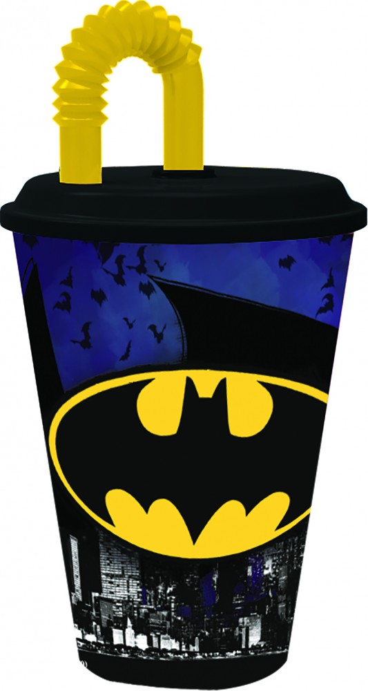 Батман Прилеп Signal straw cup, plastic 430 ml